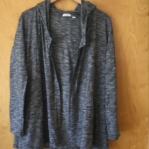 J. Jill hooded soft cardigan sz M.